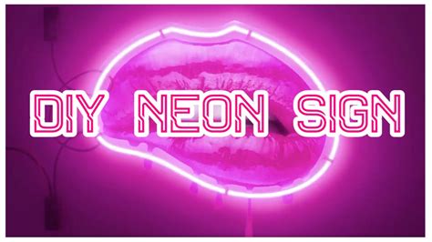 Diy Neon Light Up Sign Tumblr Room Decor 2017 Youtube