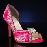 Low Heel Hot Pink Shoes Photos