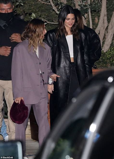 Kendall Jenner And Hailey Bieber Look Sophisticated In Chic Blazers For