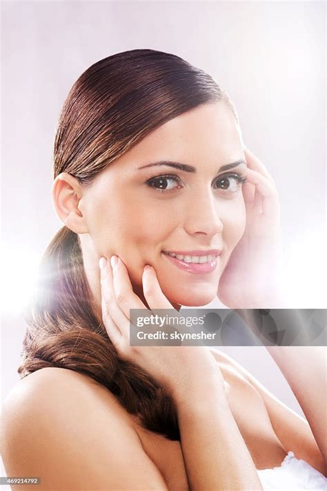 Beautiful Young Woman Posing High Res Stock Photo Getty Images