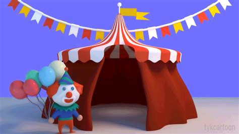 Tykcartoon — Animated 3d Cartoon Circus Clown Full Video Here