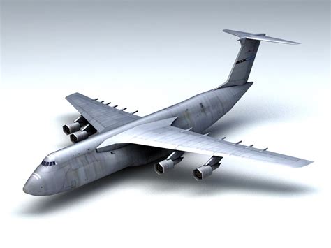 C 5 Galaxy Transport Aircraft 3d Model Object Files Free Download