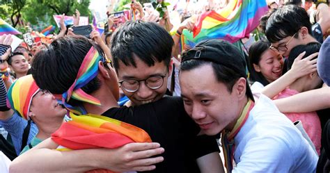 Lgbt Community Rejoice As Taiwan Becomes First Country In Asia To Legalise Same Sex Marriage • Gcn