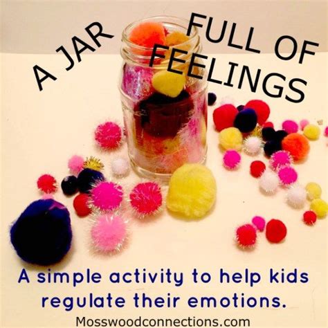 A Jar Full Of Feelings A Sensory Regulation Activity Emotions
