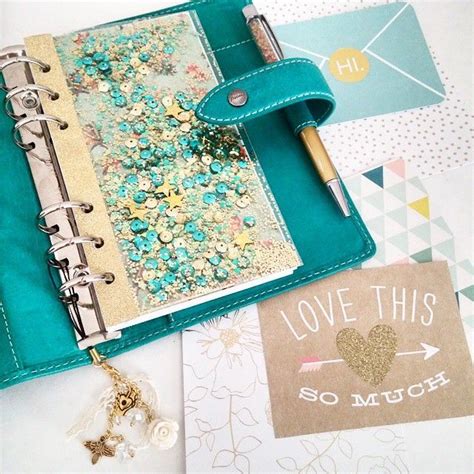 Glitter Dashboard For Planner Organizer You Can Shake It And