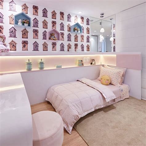 quatro projetos de quartos de meninas atuais decorados em my xxx hot girl