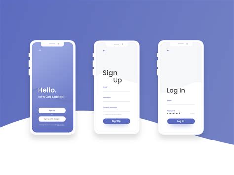 Sign Up App Ui Design