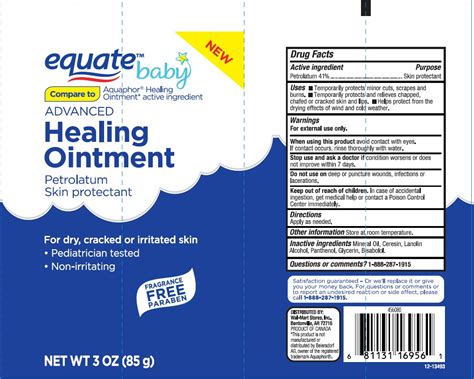 Equate Baby Advanced Healing Petrolatum Ointment