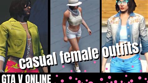 Gta V Online Casual Outfits For Female Characters A Day At The Pier
