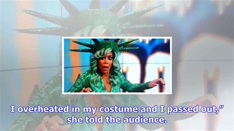 Wendy Williams Faints On Live Tv Dressed As The Statue Of Liberty Youtube