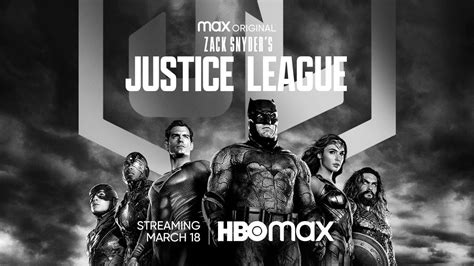 New Poster For Zack Snyders Justice League Streaming March 18 Metaflix