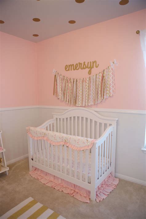 Emersyns Pink And Gold Nursery Project Nursery