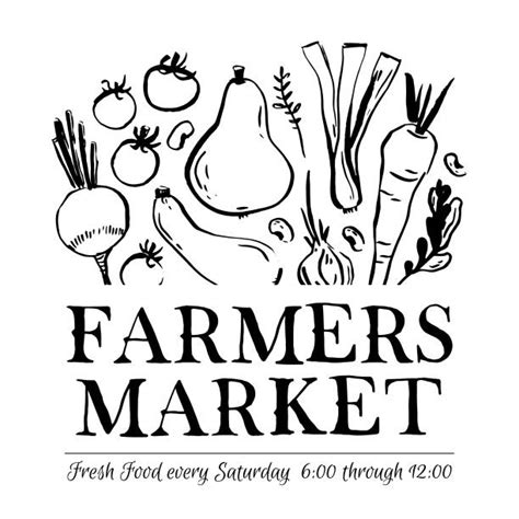 Farmers Markets Backgrounds Illustrations Royalty Free Vector Graphics
