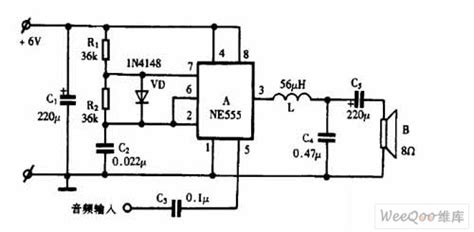 Ne 555 Amplifier Circuit Diagram