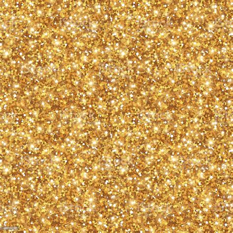 Gold Glitter Texture Seamless Sequins Pattern Stock Illustration