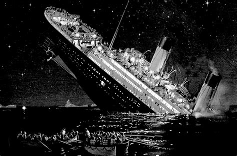 Images Of The Titanic Sinking