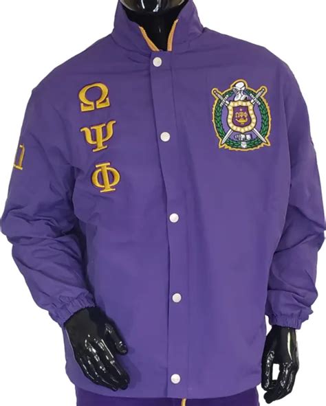 Buffalo Dallas Omega Psi Phi Fraternity Mens All Weather Windbreaker