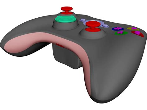 Xbox 360 Gamepad Cad Model 3dcadbrowser