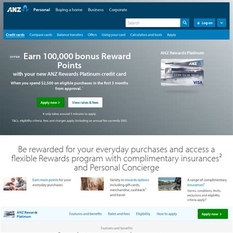 Although there are a handful of cards without an annual fee aimed at those with thin or damaged credit files, depending on your financial. ANZ Rewards Platinum Credit Card - Bonus 100,000 Reward Points with $2,500 Spend in 3 Months ...