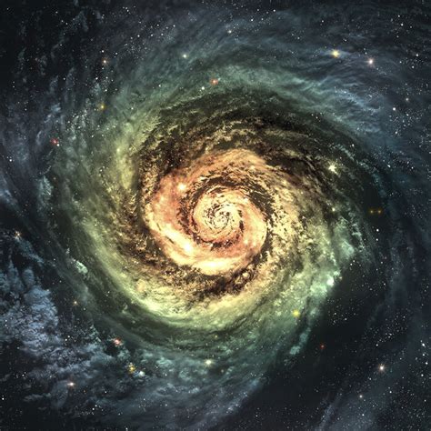 Spiral Galaxy Anmärkningsvärd Posterväggkonst Photowall