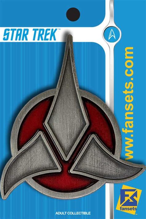 Star Trek Klingon Emblem Pin Etsy