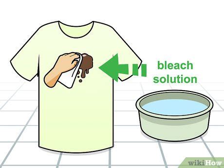 ways  bleach  clothing wikihow life