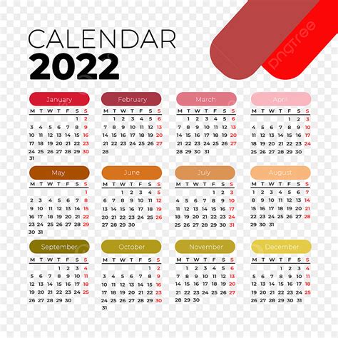 Modelo De Calendario 2022 2159303 Vetor No Vecteezy Images