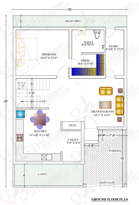 Great House Plan 16 House Plan Drawing 1000 Sq Ft