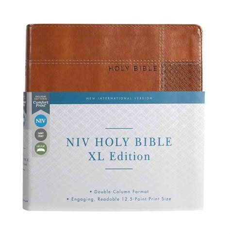 Niv Holy Bible Xl Edition Brown By Zondervan Publishing Koorong