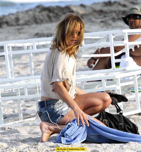 Malin Akerman Caught In Bikini On The Beach In Miami