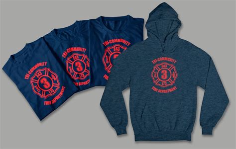 Custom Fire Department T Shirts Createmytee