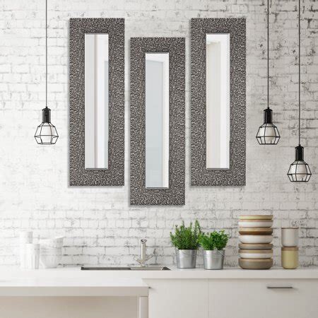 Mains led bathroom mirrors battery led bathroom mirrors standard rectangular bathroom mirrors standard rectangular bathroom mirrors. Set of 3 Antique Narrow Mosaic Framed Accent Wall Mirror 9 ...