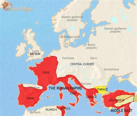 Timemaps European History Ancient Rome Map Europe Map