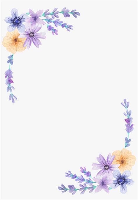 Purple Floral Border Clipart 10 Free Cliparts Download Images On