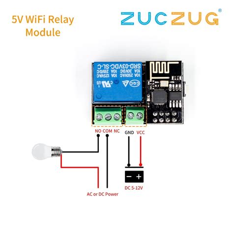 Business And Industrial 5v Esp8266 Esp 01 Wifi Relay Module Wireless App