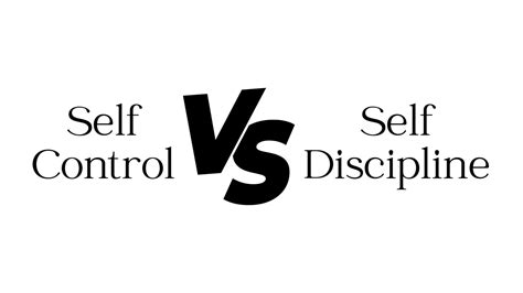 Self Control Vs Self Discipline Understanding The Difference Success