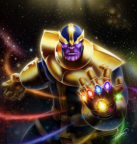 Artstation Marvel Comics Thanos