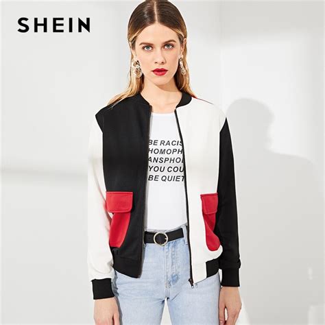 Buy Shein Multicolor Minimalist Preppy Cut And Sew