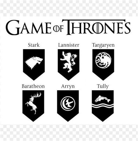 Game Of Thrones Logo Vector Png Free Png Images Png Free Png Images