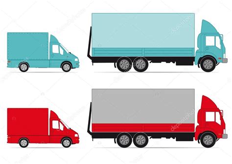 Trucks And Vans — Stock Vector © Scusi0 9 32004545