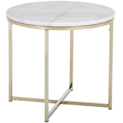 lottie side table marble brass huntley co for curators of property styling