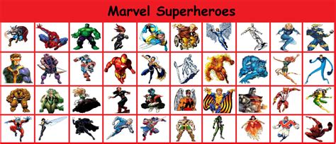 Marvel Superheroes Marvel Superheroes Marvel Heroes Marvel Comics