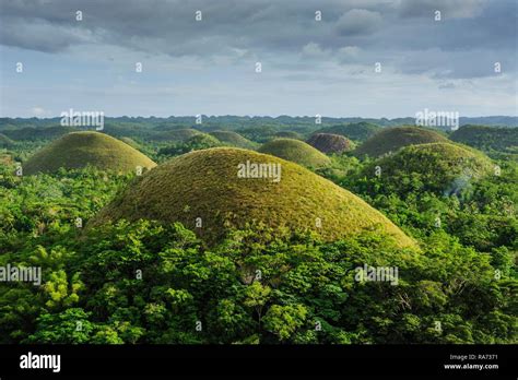 Chocolate Hills Bohol Philippines Stock Photo Alamy