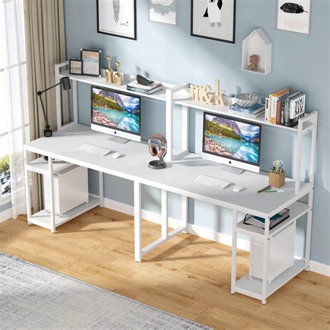 Top picks related reviews newsletter. Tribesigns Double Desk, 94.5 inches Extra Long Computer ...