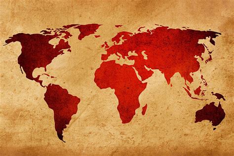 Peta Dunia Peta Dunia Merah Wallpaper Hd Pxfuel Sexiz Pix