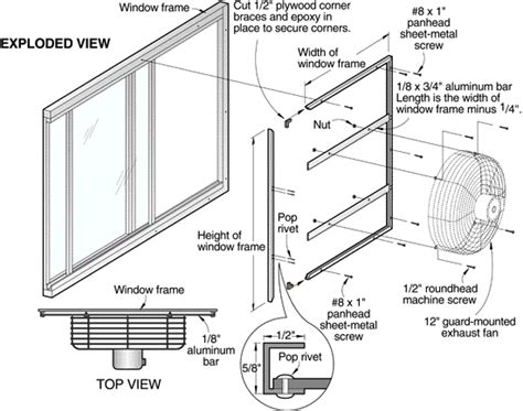 Basement Window Exhaust Fan