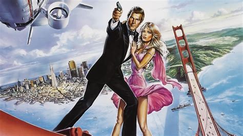 Movies James Bond Golden Gate Bridge Roger Moore