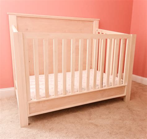 Traditional Style Baby Crib Woodworking Pdf Plans Sprucd Market