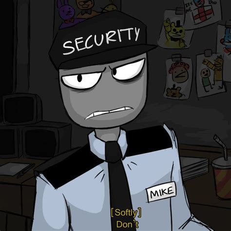 Not In The Mood Mike The Security Guard Rebornica Fnaf Fnaf Night