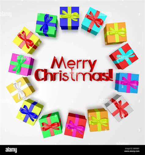 Merry Christmas 3d Illustration Stock Photo Alamy